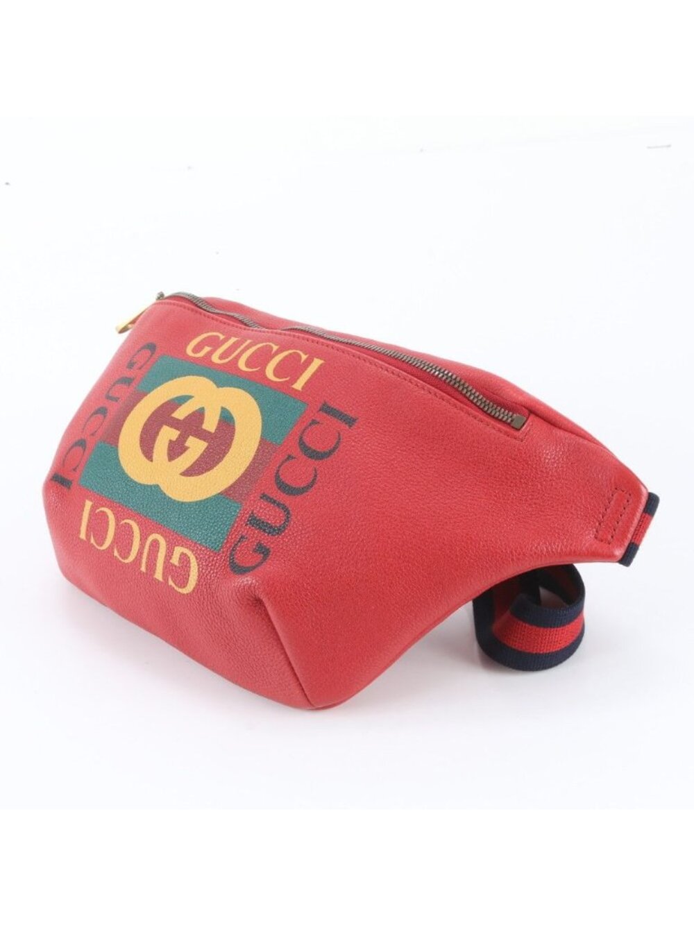 Gucci Leather 2-Way Belt Bag Crossbody Body Waist Pouch